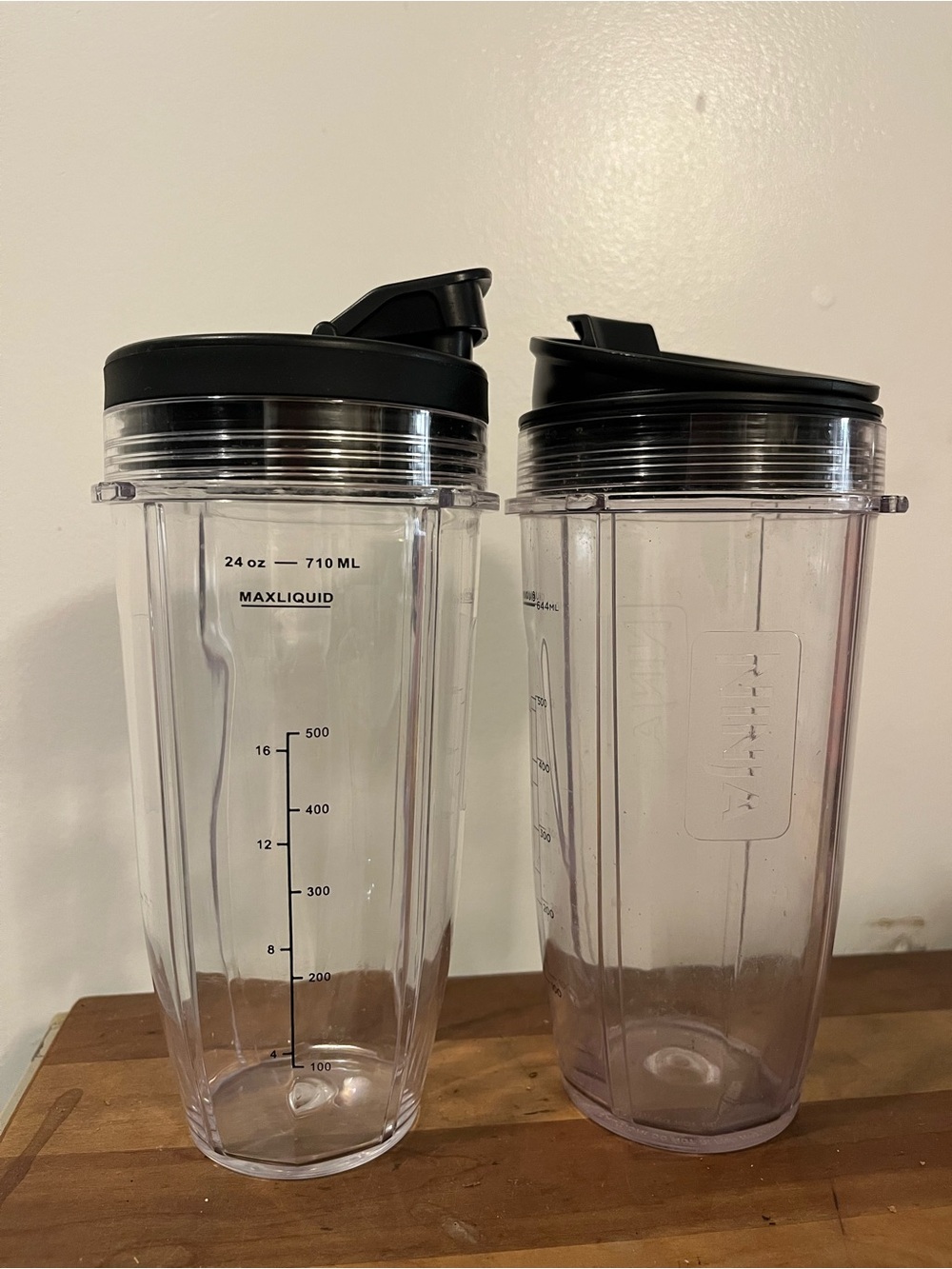 Ninja Blender Tumbler with Black Lids (Set of 2)